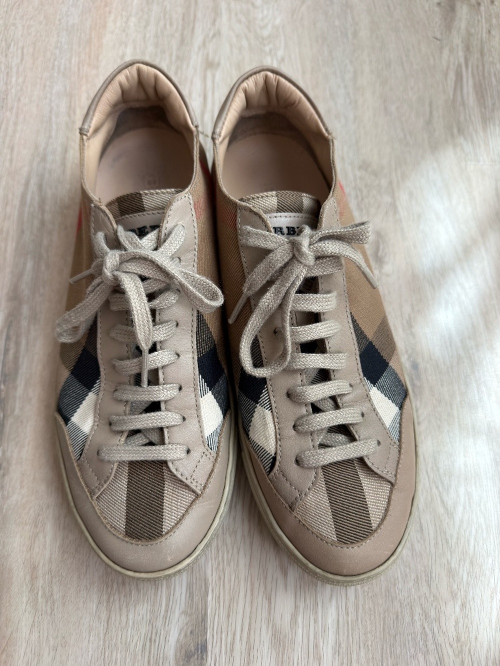 Burberry Nova Check canvas sneakers
